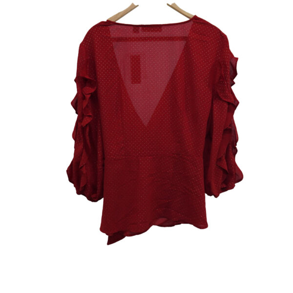 BLUSA NEW YORK & COMPANY L ROJO LUNARES - Imagen 2