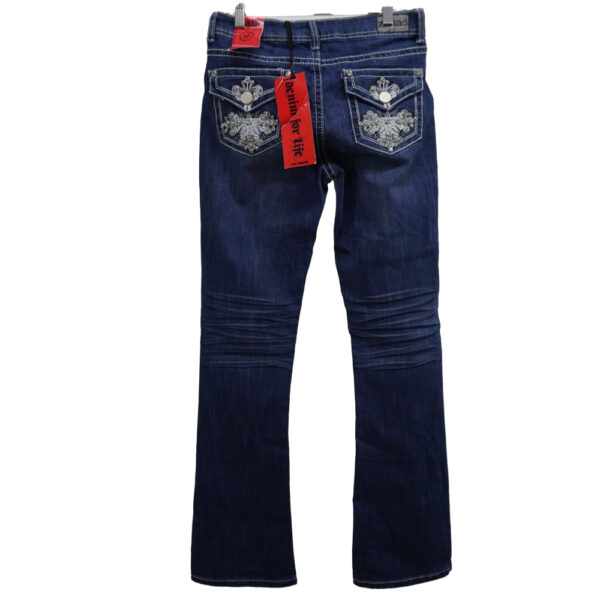 PANTALON CASUAL ZANADI 9 AZUL LISA - Imagen 2