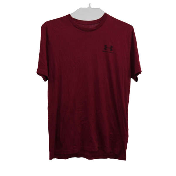 PLAYERA UNDER ARMOUR L GUINDA LISA