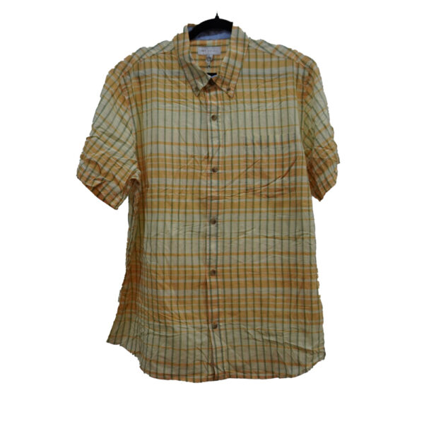 CAMISA FREE ASSEMBLY XL AMARILLO CUADROS