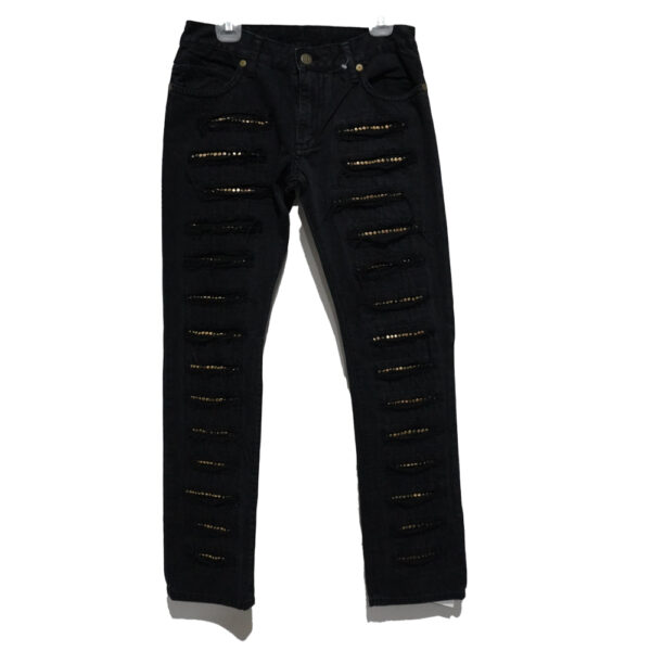 PANTALON MEZCLILLA ROBBINS JEAN 32 NEGRO REMACHES