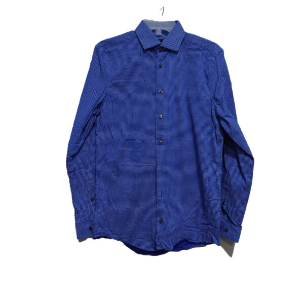 CAMISA J.FERRAR S AZUL MONOGRAMA