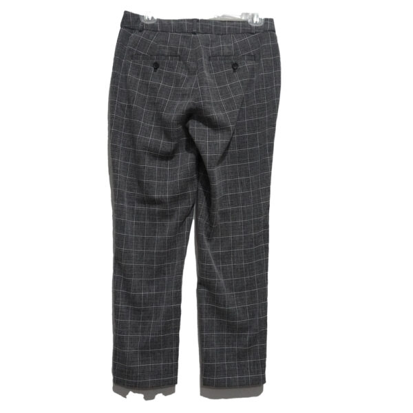 PANTALON FORMAL BANANA REPUBLIC 2 GRIS CUADROS - Imagen 2