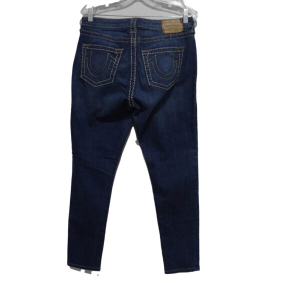 PANTALON MEZCLILLA TRUE RELIGION 31 AZUL LISA - Imagen 2