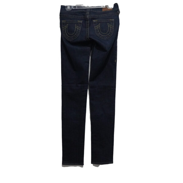 PANTALON MEZCLILLA TRUE RELIGION 26 AZUL LISA - Imagen 2