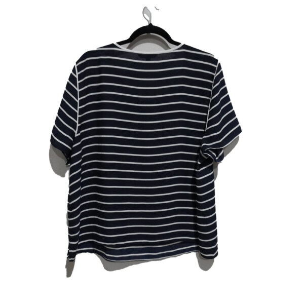 BLUSA BANANA REPUBLIC XL AZUL RAYAS - Imagen 2