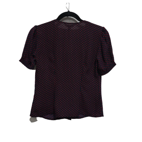 BLUSA BANANA REPUBLIC 2XS AZUL LUNARES - Imagen 2