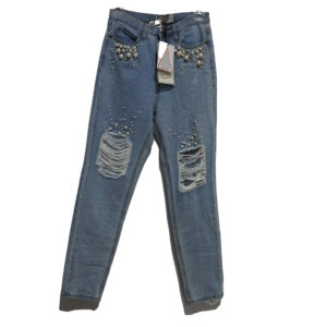 PANTALON MEZCLILLA BOOHOO 4 AZUL PERLAS