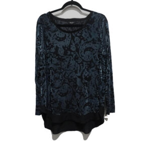 BLUSA SIMPLY VERA 1X VERDE TERCIOPELO