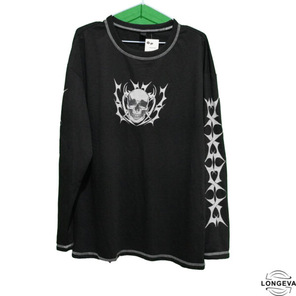 PLAYERA ROMWE L NEGRO DIBUJO