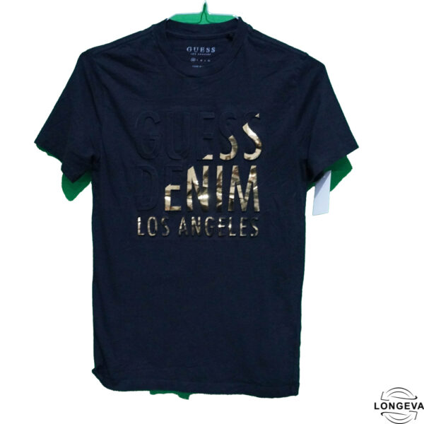 PLAYERA GUESS XS NEGRO LOGO