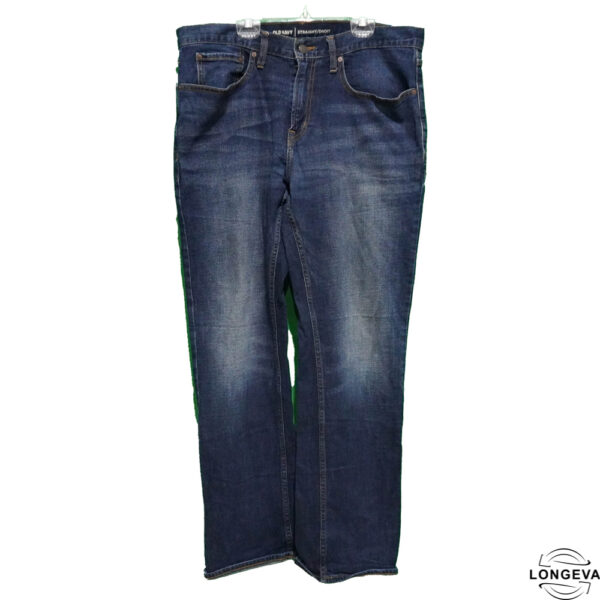 PANTALON MEZCLILLA OLD NAVY 34X32 AZUL LISA