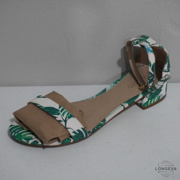 ZAPATOS ALDO 23 CM VERDE/BLANCO PALMERAS - Imagen 2