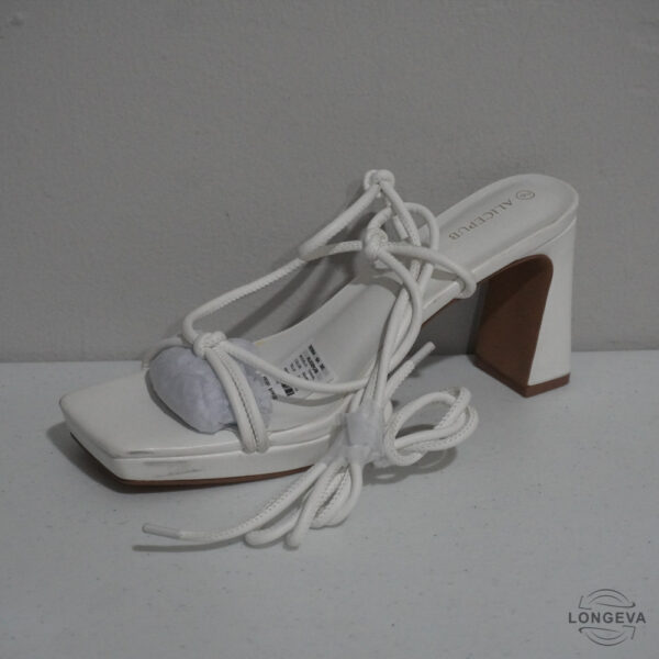 TACONES ALICEPUB 23 CM BLANCO CASUAL - Imagen 2
