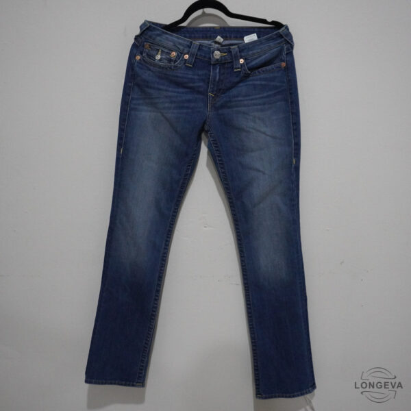 PANTALON MEZCLILLA TRUE RELIGION 31 AZUL LISA