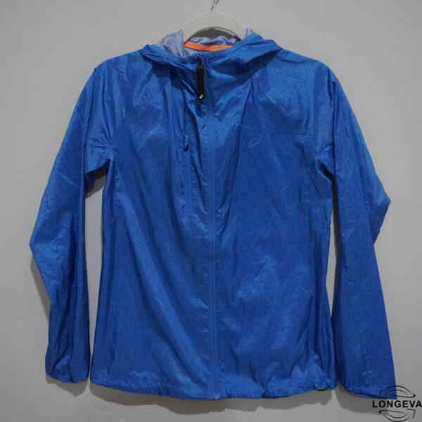 ROMPEVIENTO ASICS S AZUL MONOGRAMA