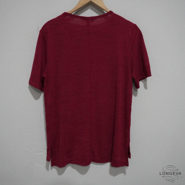 BLUSA BANANA REPUBLIC S GUINDA LISA - Imagen 2