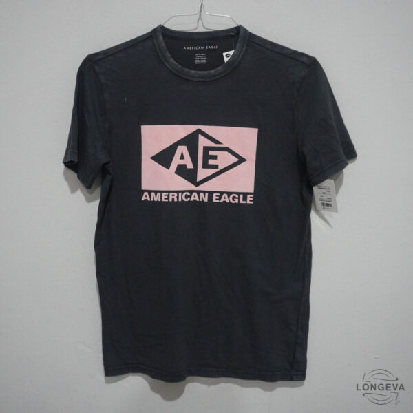 PLAYERA AMERICAN EAGLE XS GRIS LOGO