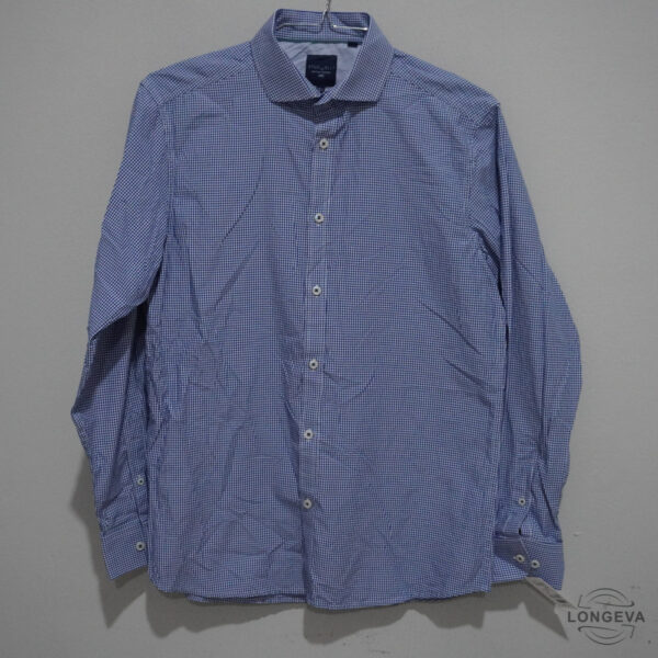CAMISA STEEL & JELLY M AZUL CUADROS