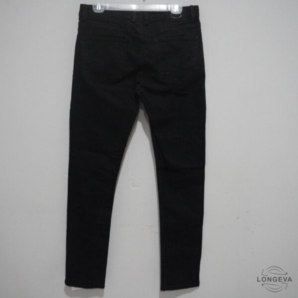 PANTALON MEZCLILLA RVCA 34 NEGRO LISA - Imagen 2