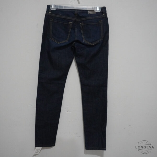 PANTALON MEZCLILLA BANANA REPUBLIC 26 AZUL LISA - Imagen 2