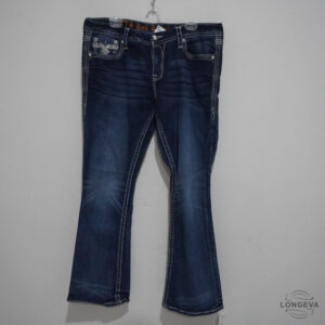 PANTALON MEZCLILLA ROCK REVIVAL 32 AZUL LISA