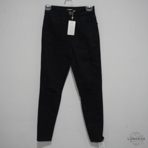 PANTALON MEZCLILLA SO 3 NEGRO LISA