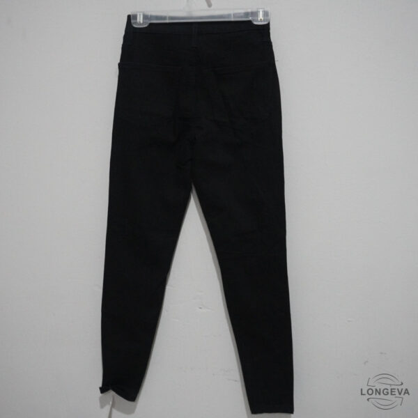 PANTALON MEZCLILLA SO 3 NEGRO LISA - Imagen 2