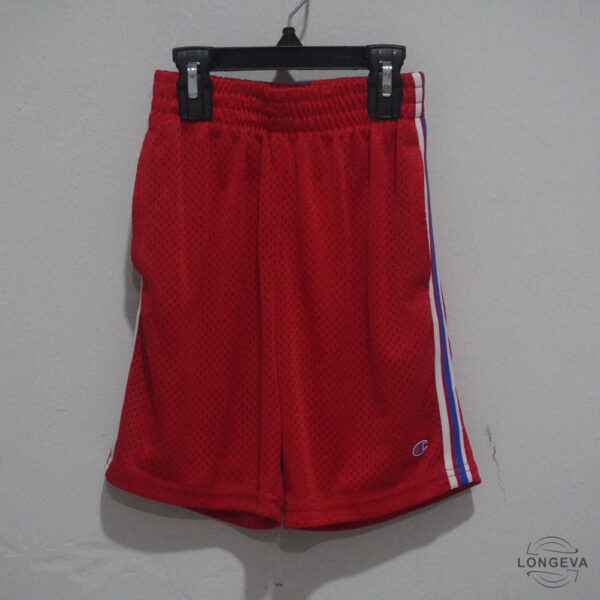SHORT CHAMPION 7-8T ROJO LISA