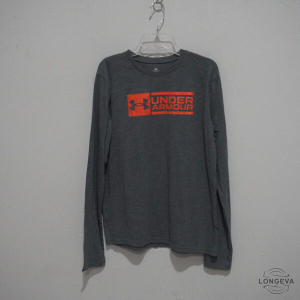 PLAYERA UNDER ARMOUR XL GRIS LOGO